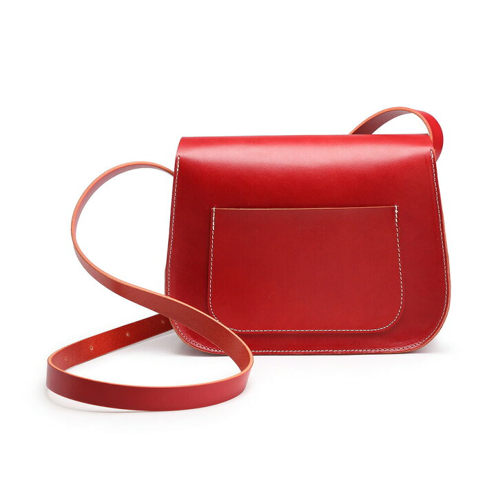 楽天市場】ミニショルダー 本革 レディーズ レッド 赤 ショルダー  