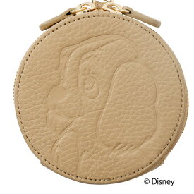 【Disneyzone今だけポイント5倍!】 Disney わんわん物語 ベビーレディ デザイン レザー 牛革 本革 ラウンドポーチ ミニポーチ ポーチ コスメポーチ コインケース チャーム キーホルダー バレンタイン ギフト