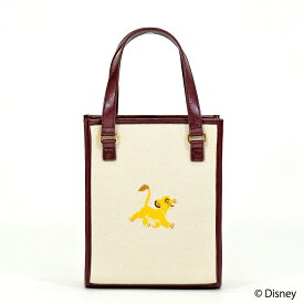 シンバ デザイン キャンバスレザートートバッグ クリスマス ギフト