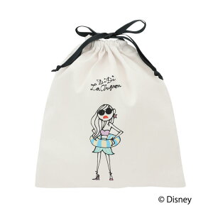 Disney アリエル デザイン 巾着 ディディ ラ シニョン