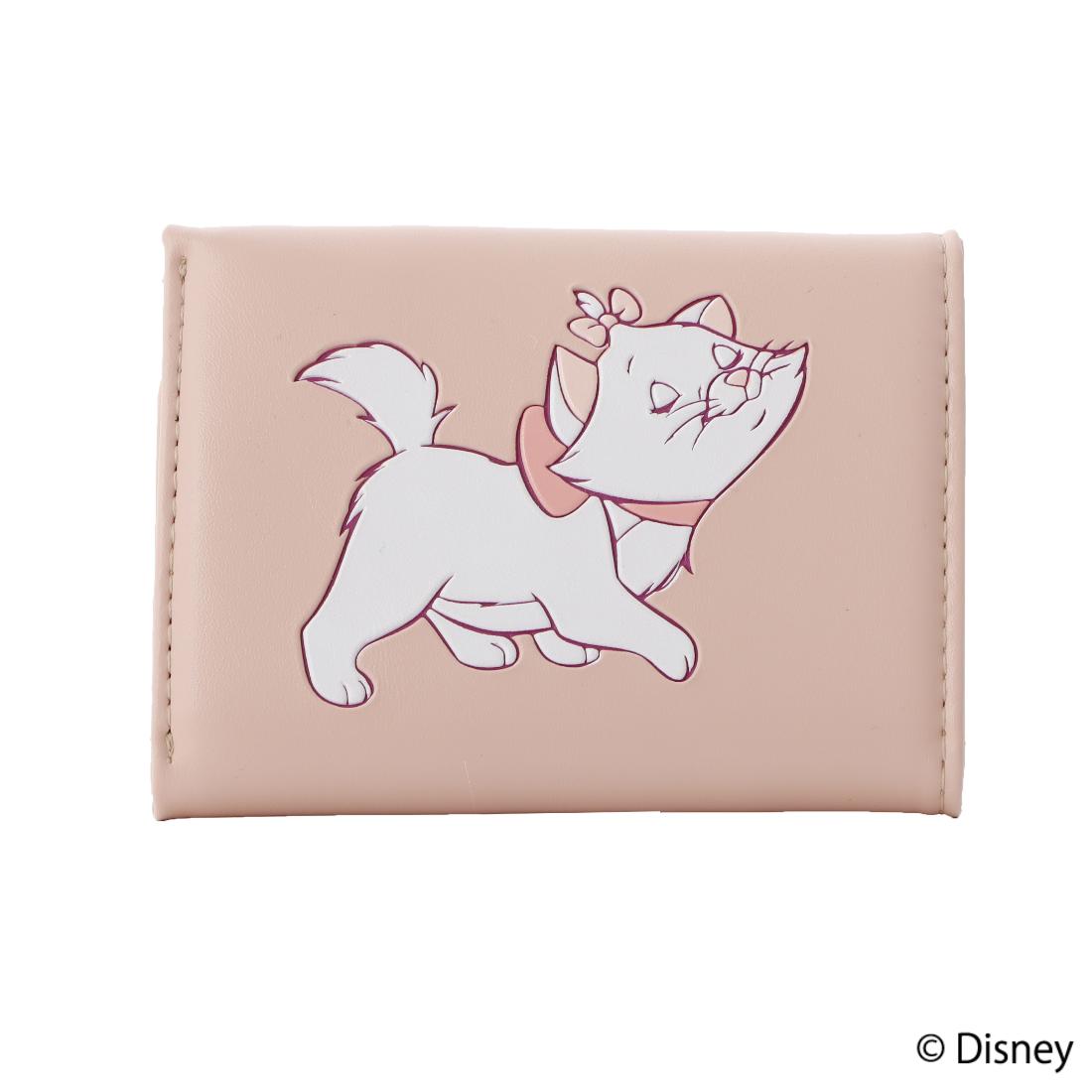 楽天市場】Disney 『おしゃれキャット』デザイン 三つ折り財布 : PlusAnq