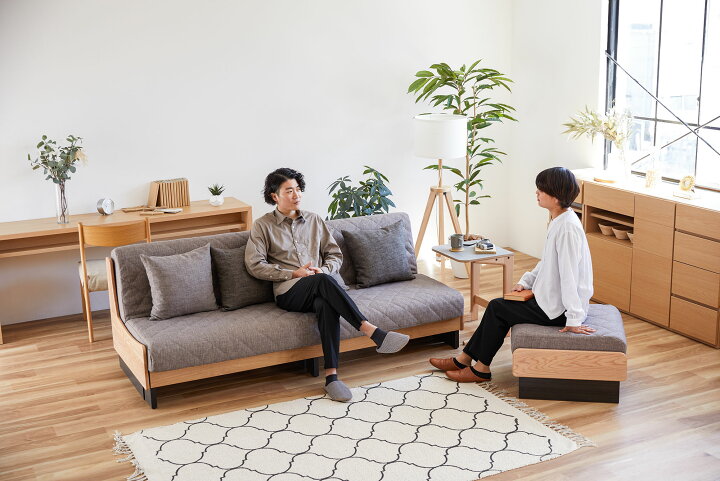 楽天市場】【正規代理店 開梱設置無料】meuble モーブル ごろ寝ソファ 