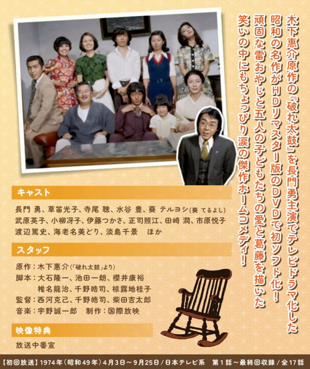 楽天市場】天下のおやじ コレクターズDVD ＜HDリマスター版＞ 昭和の 