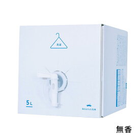 wellwash 海をまもる洗剤 洗濯用 5L ボックス（無香） 海をまもる洗剤 洗濯洗剤 洗濯用洗剤 液体洗剤 中性洗剤