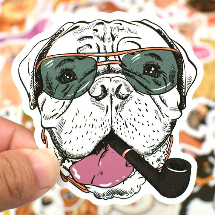 楽天市場 犬 ドッグ ステッカー 50枚セット ラベルステッカー ブランド おしゃれ デコ キャラクター おもしろ かわいい 防水 パソコン スマホ ハワイ 自転車 バイク スーツケース ヘルメット 大量 手帳 面白い 詰め合わせ 誕生日 記念日 Select ギフト プレゼント などに