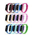 【7月限定！抽選で2人に1人最大100％ポイントバック！※要エントリー】 送料無料　Xiaomi Mi band 6 / 5 / 4 / 3 対応 シンプル 交換用 TPUシリコン バンド スマートウォッチ 交換ベルト 小米(シャオミ) Mi Fit 時計ベルト リストバ