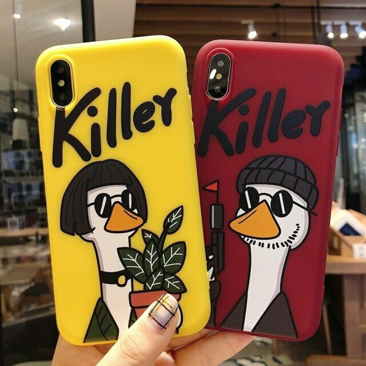 楽天市場 Iphone ケース おもしろ Leon アヒル 殺し屋 ダック Killer Iphone 7 8 Se X Xr Xs Xsmax 11 11pro ケース 耐衝撃 スマホケース アイフォン カバー 軽量 おしゃれ かわいい 映画 韓国 レオン マチルダ 1000円ポッキリ ペア