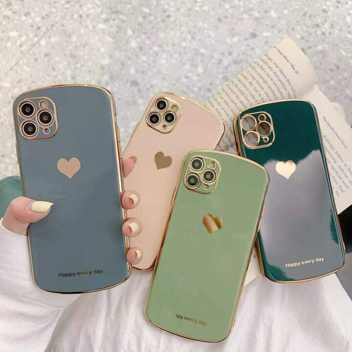 楽天市場 くすみカラー 丸 Iphoneケース ハート シンプル ソフト クリア 韓国 ハート柄 ゴールド ピンクゴールド Iphoneカバー スマホケース スマホカバー 可愛い アイフォン おしゃれ カバー かわいい 人気 誕生日 記念日 Select ギフト プレゼント などに ぷらす堂