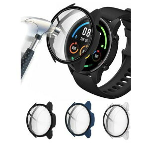�������� Xiaomi �V���I�~ Mi Watch �ی�J�o�[ �P�[�X ��̌^ �����K���X��� �ی�t�B���� PC�J�o�[ �K���X�ޗ� �S�ʕی� �����^ �����ȒP �ϏՌ� �����ߗ� �w��h�~ ���h�~ �o���p�[ �X�}�[�g