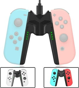 Joy-Con[dObv Switch SwitchΉ V^ joy-con [dX^h y ^тɕ֗ [dwLEDt L@ELΉ Nintendo OLED switch WCR [d Obv Joy-Con [dObv nh je