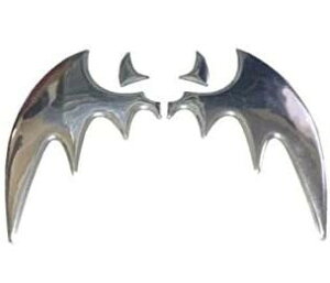 送料無料 3D コウモリ デビル カーステッカー エンブレム 車 車用 立体 かっこいい 悪魔 ロゴ おしゃれ バイク ヘルメット シール スポーツ レーシング 小悪魔 蝙蝠 かわいい 誕生日 記念日 sel