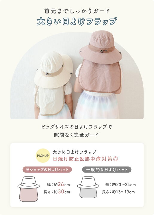 楽天市場】【100円OFFクーポンあり】帽子 キッズ 日よけ 男の子 女の子 
