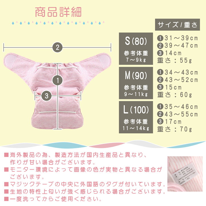 楽天市場】【LINE追加で5％OFF】おむつカバー 布おむつ 布オムツ 