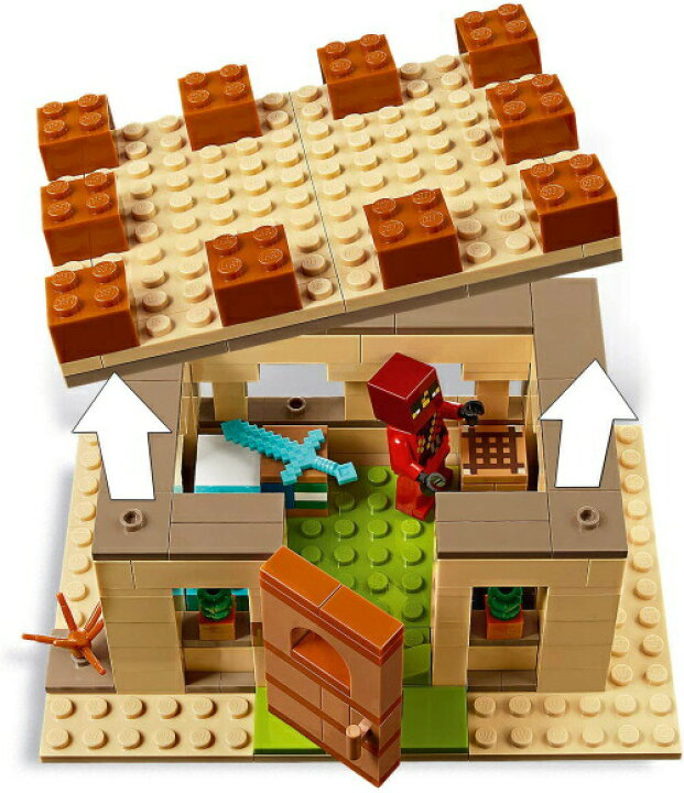 楽天市場】【送料無料】レゴ マインクラフト イリジャーの襲撃 21160 