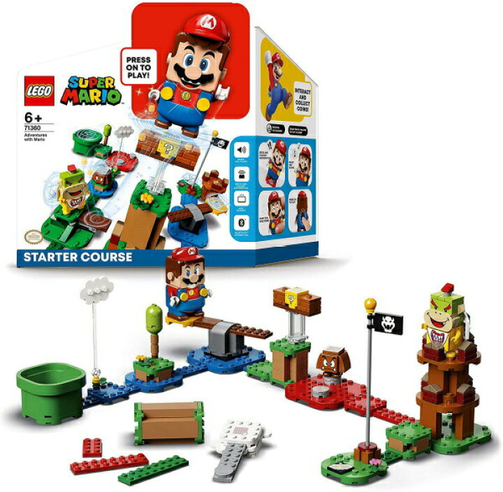 楽天市場 送料無料 レゴ スーパーマリオ レゴ マリオ と ぼうけんのはじまり スターターセット Lego おもちゃ プレゼント ブロック プラスマート 楽天市場店