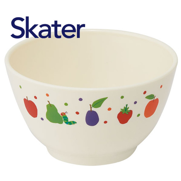 スケーター 食洗機対応ポリプロピレン製茶わん 子供用食器 お椀 茶碗 はらぺこあおむし フルーツ XP13 プレゼント