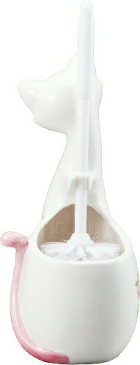 1428円 見事な サンアート かわいい雑貨 ラブリー陶器 ねこのトイレブラシ立て トイレ 1428円 見事な サンアート かわいい雑貨 ラブリー陶器 ねこのトイレブラシ立て トイレ