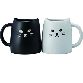 アニマルティー 黒ねこと白ねこの ペアマグ SAN2140 サンアート ギフト プレゼント マグカップ