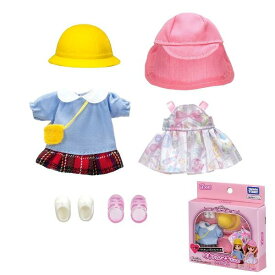 リカちゃん LW-20 ミキちゃんマキちゃんドレスセット ようちえんふく＆リボンワンピ タカラトミー おもちゃ ギフト プレゼント 着せ替え人形