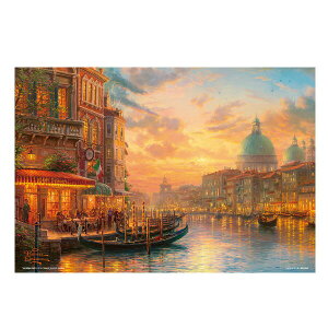 黄昏のベネツィアンカフェ 1000マイクロピース トーマス キンケード 38×26cm M81-570 ジグソーパズル ビバリー ギフト プレゼント