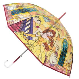 ステンドグラス傘ベル 60cm 32472 長傘 ジャンプ ディズニー プリンセス Disney レディース 女性 おしゃれ プレゼント ギフト