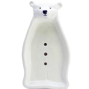 アニマル食器 ソープディッシュ シロクマ SAN3775 サンアート sunart プレゼント ギフト ソープディッシュ