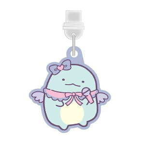 メール便送料無料 すみっコぐらし USB Type-C対応コネクタチャーム とかげ SMK-204B コネクタストラップ コネクタアクセサリ スマホアクセサリ iPhone android TypeCアクセサリ TypeC ホコリ防止