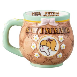 �y�|�C���g�ő�29�{ ���v�G���g���[�zSWIMMER �X�C�}�[ �����[�t �}�O�J�b�v GIRL SAN3659 ��420ml ���킢�� ������� �L�����N�^�[ �v���[���g �M�t�g �T���A�[�g sanart