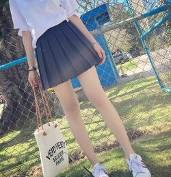 プリーツスカートミニスカートミニ丈スカートピンストライプスカートレディースボトムスシンプル紺スクールガールプレッピー学生可愛い定番きれいめカジュアル