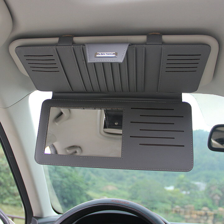 楽天市場 送料無料 車用 サンバイザーケース サンバイザー収納 サンバイザーホルダー 車載ホルダー Cd収納 Dvd収納 カード収納 Cdポケット Dvdポケット カードポケット 収納ホルダー Cdホルダー Dvdホルダー カードホルダー 車内用 カー用品 おしゃ Plus Nao