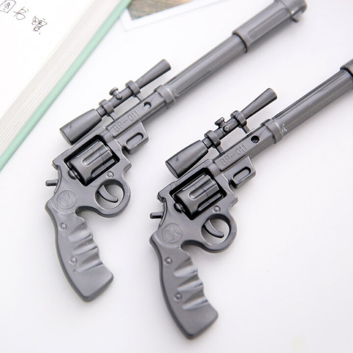 楽天市場 送料無料 3本セット ピストル型ボールペン 油性ボールペン 0 7mm 蓋付き キャップ付き 拳銃モチーフ 筆記用具 文房具 文具 面白い ユニーク 学生 かっこいい カッコイイ おもしろグッズ プレゼント ギフト 贈り物 Plus Nao