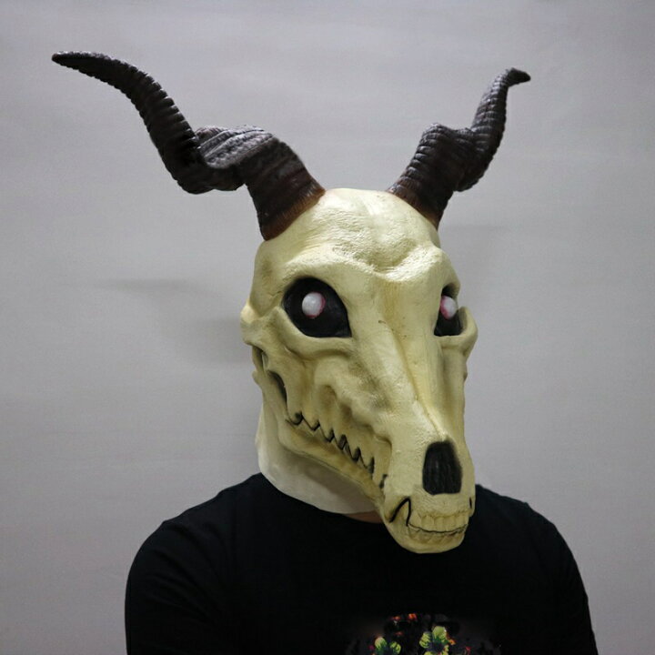 楽天市場 送料無料 コスプレ バフォメット 被り物 かぶりもの ヤギ マスク 山羊 ガイコツ 悪魔 デビル サタン ハロウィン ホラー 骸骨 スケルトン Plus Nao 楽天市場 送料無料 コスプレ バフォメット 被り物 かぶりもの ヤギ マスク 山羊 ガイコツ 悪魔 デビル サタン ハロウィン ホラー 骸骨 スケルトン Plus Nao