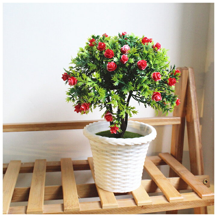 楽天市場 送料無料 人工観葉植物 造花 フェイクグリーン 植物 鉢植え 花 葉っぱ インテリア 雑貨 鉢花 ミニサイズ 枯れない 可愛い おしゃれ プレゼント 記念日 誕生日 Plus Nao