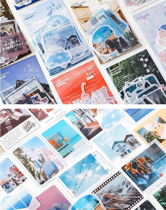 楽天市場 送料無料 シール ステッカー 写真 吹き出し 文字 デコレーション スクラップブッキング 素材 おしゃれ かわいい Plus Nao