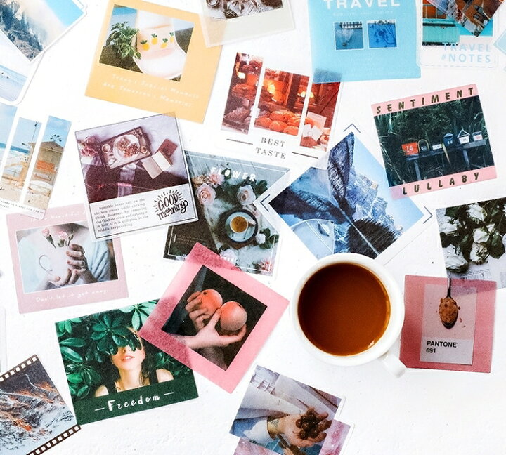 楽天市場 送料無料 シール ステッカー 写真 吹き出し 文字 デコレーション スクラップブッキング 素材 おしゃれ かわいい Plus Nao