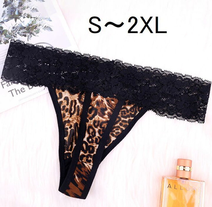 楽天市場 送料無料 Tバックショーツ タンガ レディースショーツ インナー 単品 Tショーツ パンツ パンティー 下着 ランジェリー レース ヒョウ柄 豹柄 セクシー 魅惑的 ナイト おしゃれ 女性用 婦人用 Plus Nao