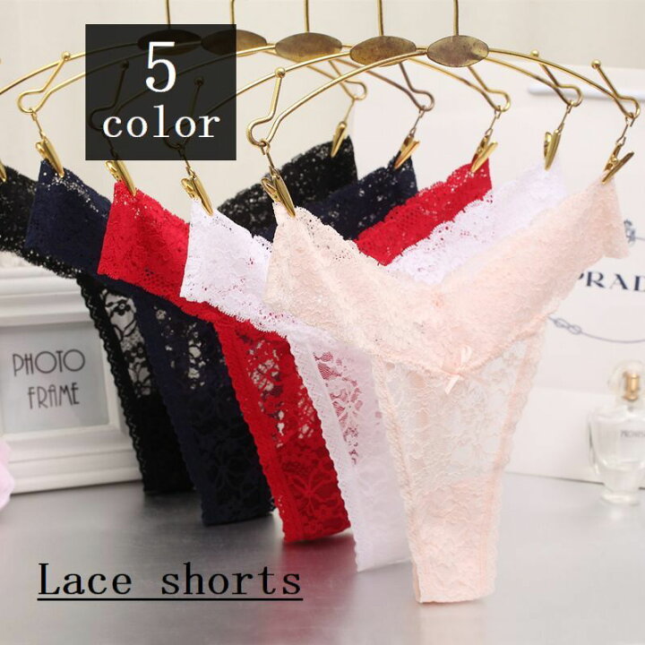 楽天市場 送料無料 Tバックショーツ レース Tバッグショーツ ティーバック ティーバッグ パンツ 下着 肌着 インナー アンダーウェア 女性用 透け感 シースルー ひびきにくい セクシー 勝負下着 かわいい 可愛い 総レース Plus Nao