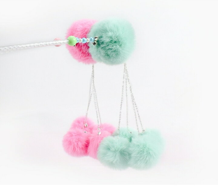 楽天市場】送料無料 猫じゃらし 猫用おもちゃ ポンポン 鈴付き ネコ  