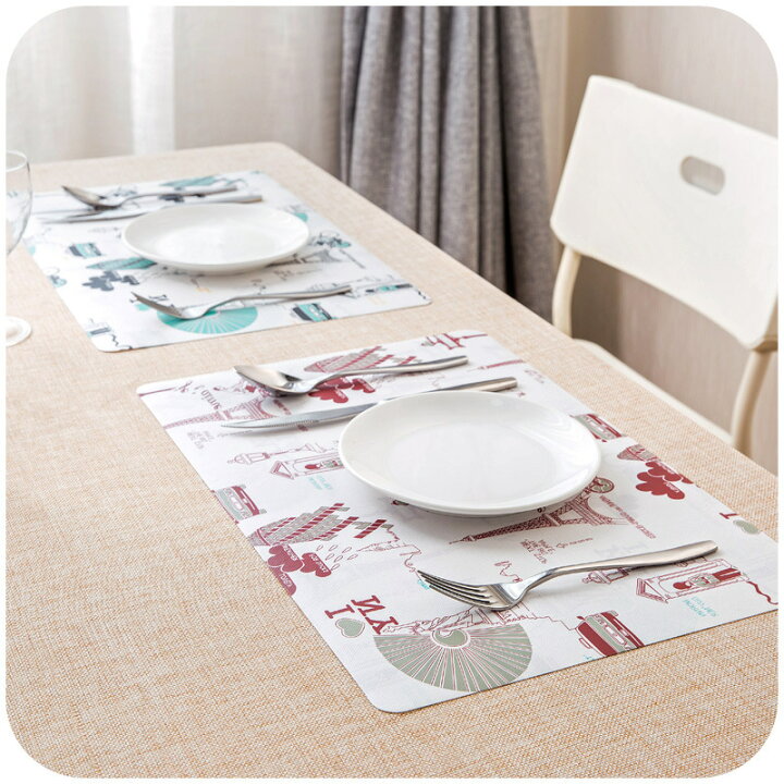 楽天市場 送料無料 ランチョンマット プレースマット 雑貨 長方形 プラスチック プリント 総柄 可愛い シンプル キッチン リビング Plus Nao 楽天市場 送料無料 ランチョンマット プレースマット 雑貨 長方形 プラスチック プリント 総柄 可愛い シンプル キッチン リビング Plus Nao