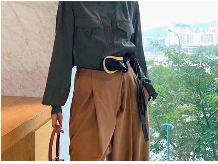 楽天市場 送料無料 ベルト レディース 女性 大きめバックル おしゃれ かっこいい クール 蹄 ウエストマーク フェイクレザー クール カジュアル ファッション小物 Plus Nao