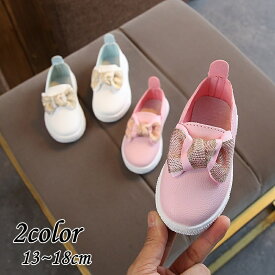 楽天市場 リボン スリッポン 靴 キッズファッション キッズ ベビー マタニティの通販