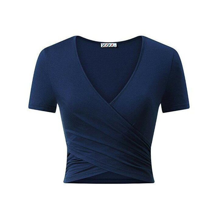 楽天市場 送料無料 Tシャツ 半袖 深vネック プランジングネック ショート丈 セクシー レディース トップス カットソー クロスデザイン タイト スリム 春 夏 シンプル 無地 単色 ソリッドカラー Sexy 女性用 婦人用 S M L Xl Plus Nao