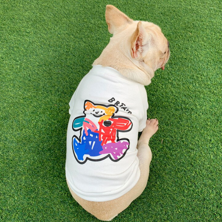 楽天市場 送料無料 ドッグウェア ペットウエア トレーナー 飼い主とお揃い スウェット プルオーバー 犬服 犬用 猫用 小型犬 裏毛 ペアルック 犬用品 ペット用品 カラフル かわいい イラスト プリント Plus Nao