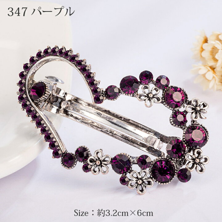 楽天市場】送料無料 バレッタ ヘアアクセサリー 髪留め 髪飾り 