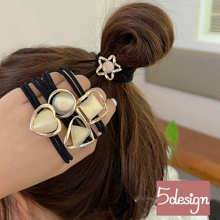 楽天市場 送料無料 ヘアゴム 髪ゴム レディース 女性用 ヘアアクセサリー 髪飾り 髪留め おしゃれ 可愛い シンプル 3連 ストーン ハート 星 三角形 四角形 円形 まとめ髪 ヘアアレンジ おでかけ 普段使い オフィス トライアングル スクエア サークル Plus Nao