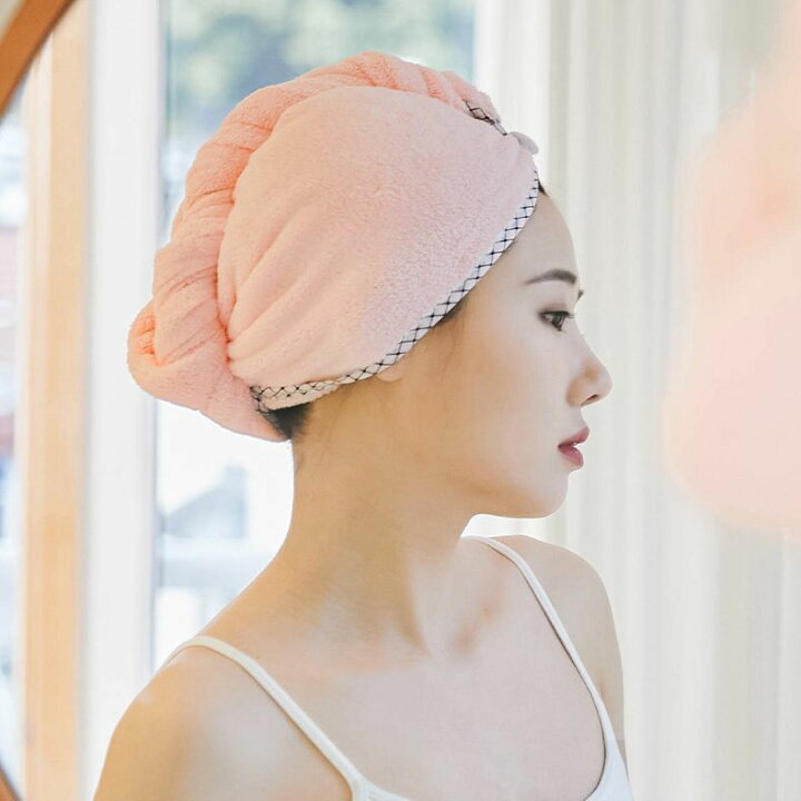 記念日 タオルキャップ ヘアドライタオル ドライキャップ ヘッドタオル ヘアキャップ 髪 吸水 お風呂 シャワー 洗髪 レディース 女性 バス用品 単色 ボタ Riosmauricio Com