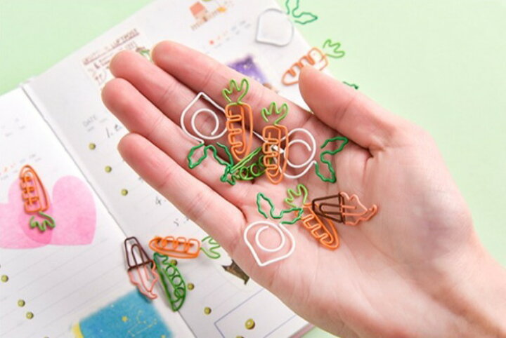 新作からsaleアイテム等お得な商品 満載 文房具 おやさいクリップ 10個セット Materialworldblog Com