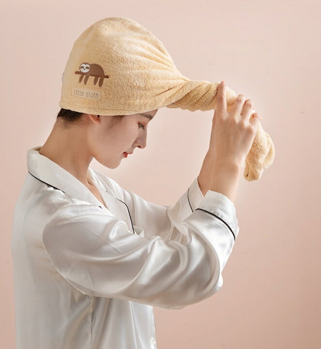 楽天市場】送料無料 ヘアドライタオル タオルキャップ ドライキャップ 