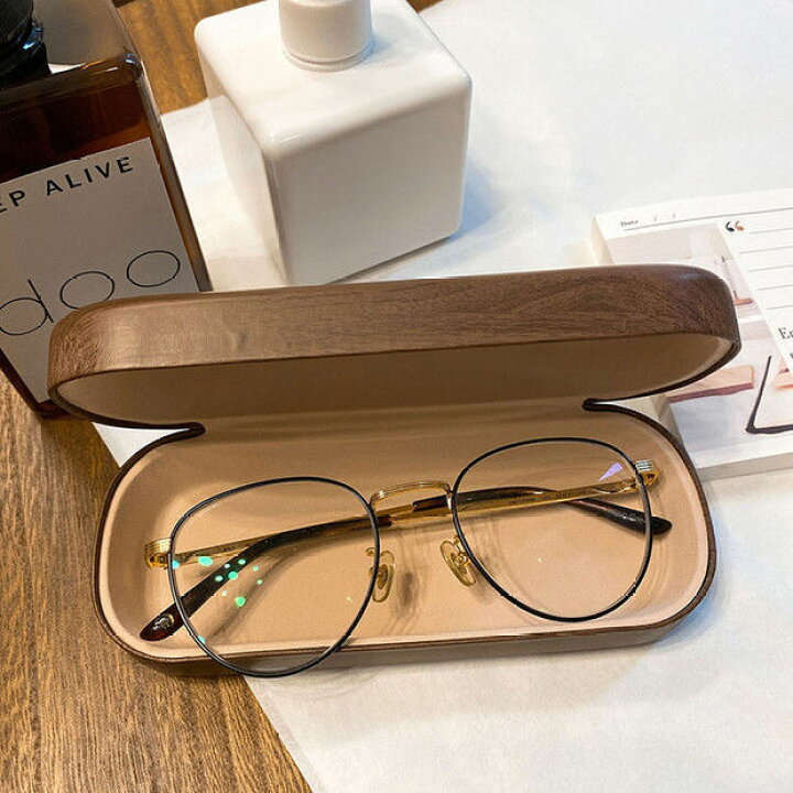 メガネケース サングラスケース 眼鏡ケース 無地 ハードケース ケース PUレザー 眼鏡 携帯 フェイクレザー コンパクト シンプル ハード 持ち運び 