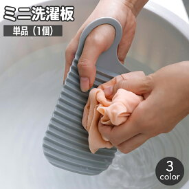 送料無料 ミニ洗濯板 単品 小型 携帯 コンパクト 薄型